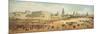 The Nikolaievsky Palace and St. Basil's Cathedral Viewed from the Kremlin-Dmitri Indieitzeff-Mounted Premium Giclee Print