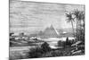 The Nile and the Pyramids from the Boulak Road, 1874-null-Mounted Giclee Print