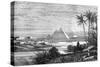 The Nile and the Pyramids from the Boulak Road, 1874-null-Stretched Canvas