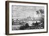 The Nile and the Pyramids from the Boulak Road, 1874-null-Framed Giclee Print