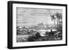 The Nile and the Pyramids from the Boulak Road, 1874-null-Framed Giclee Print