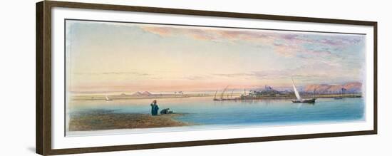 The Nile by Bulaq, Egypt, 1868-Henry Pilleau-Framed Giclee Print