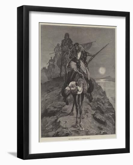 The Nile Expedition, a Toilsome March-Richard Caton Woodville II-Framed Giclee Print