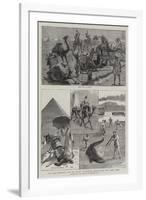 The Nile Expedition for the Relief of General Gordon, with the Camel Corps-William Ralston-Framed Giclee Print