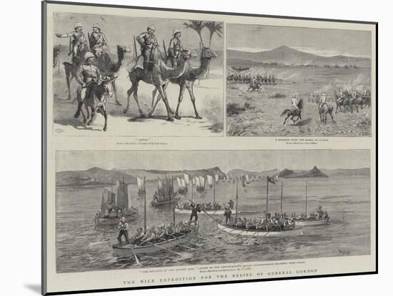 The Nile Expedition for the Relief of General Gordon-Charles Edwin Fripp-Mounted Giclee Print