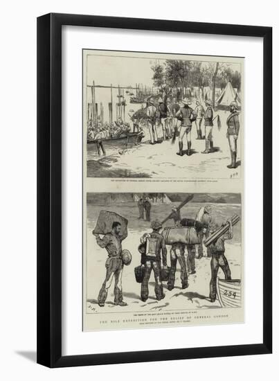 The Nile Expedition for the Relief of General Gordon-Frederic Villiers-Framed Giclee Print