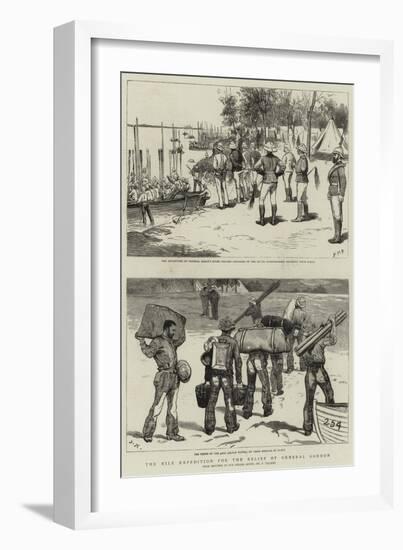 The Nile Expedition for the Relief of General Gordon-Frederic Villiers-Framed Giclee Print