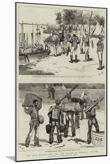The Nile Expedition for the Relief of General Gordon-Frederic Villiers-Mounted Giclee Print