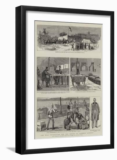 The Nile Expedition for the Relief of General Gordon-null-Framed Giclee Print