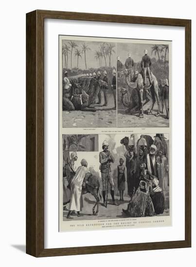 The Nile Expedition for the Relief of General Gordon-null-Framed Giclee Print