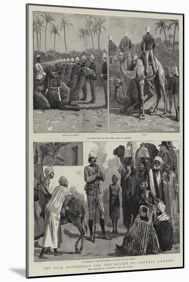 The Nile Expedition for the Relief of General Gordon-null-Mounted Giclee Print