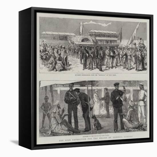 The Nile Expedition for the Relief of General Gordon-null-Framed Stretched Canvas