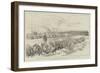 The Nile Expedition, Inspection of the Second Detachment of the Guards' Camel Corps at Dongola-Melton Prior-Framed Giclee Print