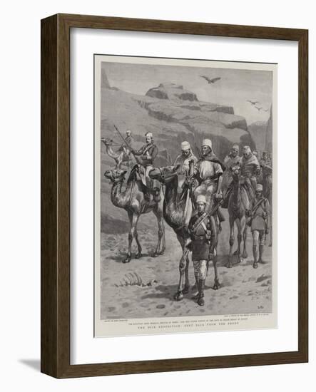 The Nile Expedition, Sent Back from the Front-John Charlton-Framed Giclee Print