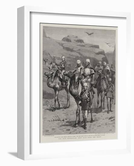 The Nile Expedition, Sent Back from the Front-John Charlton-Framed Giclee Print