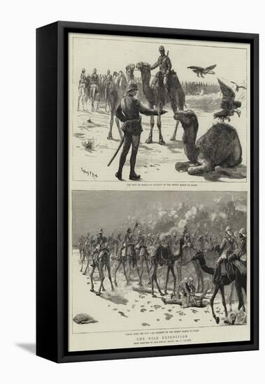 The Nile Expedition-Frederic Villiers-Framed Stretched Canvas