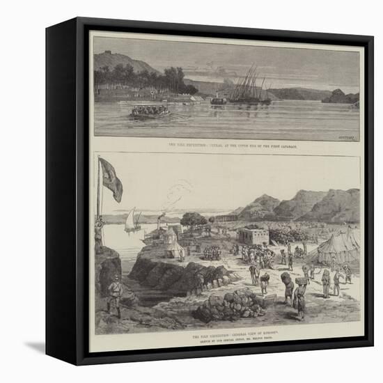 The Nile Expedition-Charles Auguste Loye-Framed Stretched Canvas