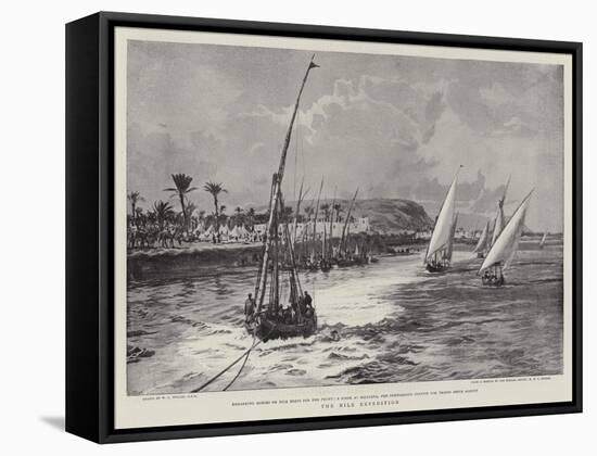 The Nile Expedition-William Lionel Wyllie-Framed Stretched Canvas