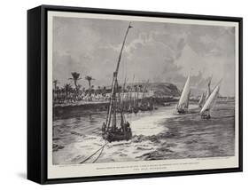 The Nile Expedition-William Lionel Wyllie-Framed Stretched Canvas