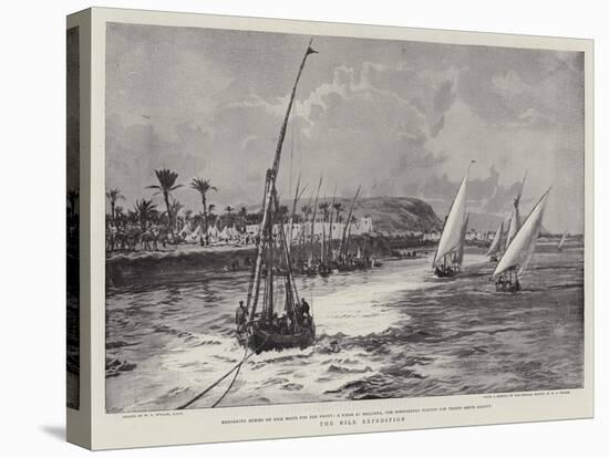 The Nile Expedition-William Lionel Wyllie-Stretched Canvas