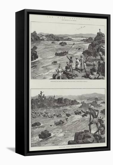 The Nile Expedition-William Heysham Overend-Framed Stretched Canvas