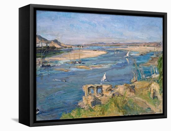 The Nile Near Aswan, 1914-Max Slevogt-Framed Stretched Canvas