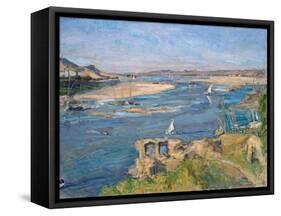 The Nile Near Aswan, 1914-Max Slevogt-Framed Stretched Canvas