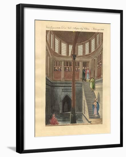 The Nilometer on the Island of Rawda Near Cairo-null-Framed Giclee Print