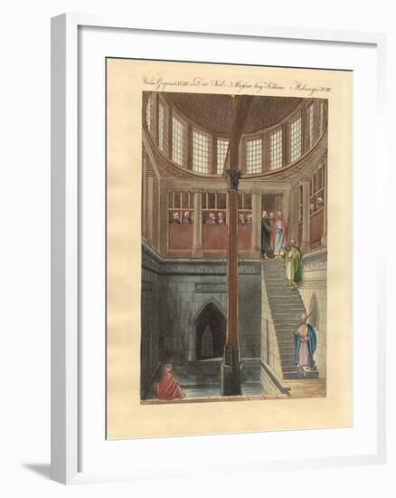 The Nilometer on the Island of Rawda Near Cairo-null-Framed Giclee Print