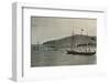 'The Nimrod Passing H.M.S. Powerful,...in Lyttelton Harbour', 1 January 1908, (1909)-Unknown-Framed Photographic Print