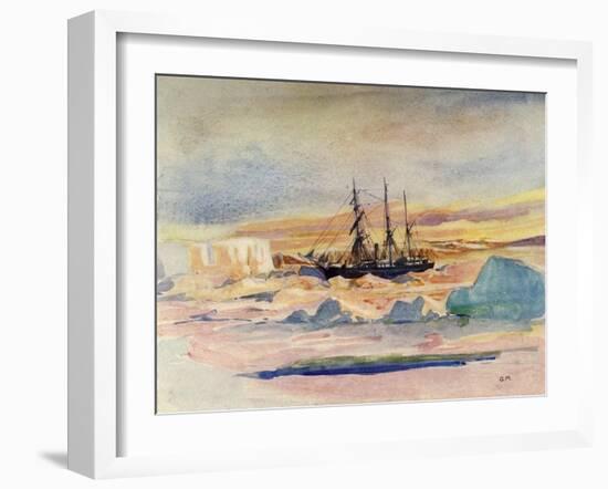 'The Nimrod Returns', c1908, (1909)-George Marston-Framed Giclee Print