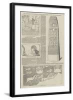 The Nimroud Sculptures Lately Received at the British Museum-null-Framed Giclee Print