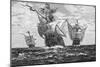 The Nina, Pinta, and Santa Maria-null-Mounted Giclee Print