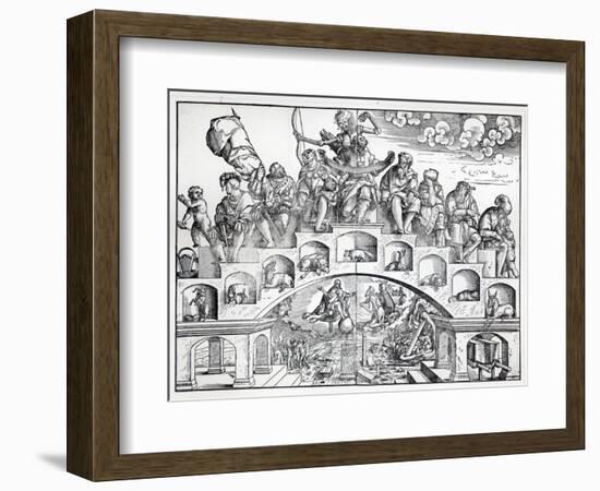 The Nine Ages of Man-Jorg Breu-Framed Giclee Print