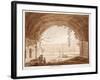 The Ninfeo Bergantino, 1833-Agostino Tofanelli-Framed Giclee Print