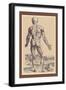 The Ninth Plate of the Muscles-Andreas Vesalius-Framed Art Print