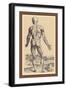 The Ninth Plate of the Muscles-Andreas Vesalius-Framed Art Print