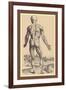 The Ninth Plate of the Muscles-Andreas Vesalius-Framed Art Print