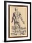 The Ninth Plate of the Muscles-Andreas Vesalius-Framed Art Print