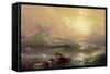 The Ninth Wave, 1850-Ivan Konstantinovich Aivazovsky-Framed Stretched Canvas