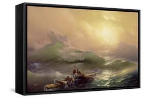 The Ninth Wave, 1850-Ivan Konstantinovich Aivazovsky-Framed Stretched Canvas