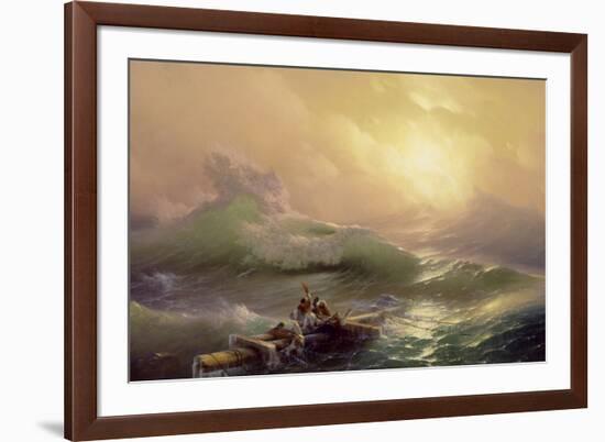 The Ninth Wave, 1850-Ivan Konstantinovich Aivazovsky-Framed Giclee Print