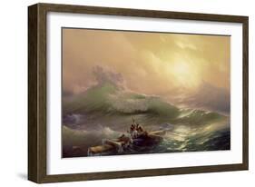 The Ninth Wave, 1850-Ivan Konstantinovich Aivazovsky-Framed Giclee Print