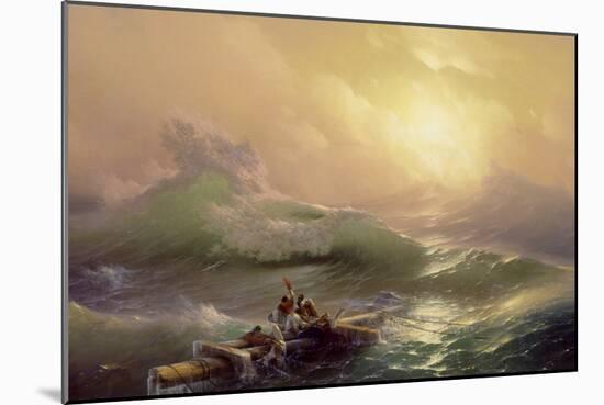 The Ninth Wave, 1850-Ivan Konstantinovich Aivazovsky-Mounted Giclee Print