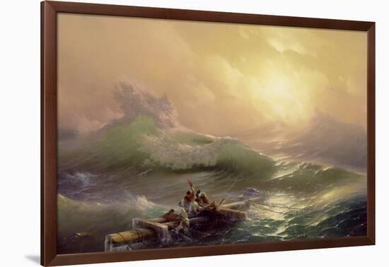 The Ninth Wave, 1850-Ivan Konstantinovich Aivazovsky-Framed Giclee Print