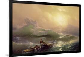 The Ninth Wave, 1850-Ivan Konstantinovich Aivazovsky-Framed Giclee Print