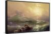 The Ninth Wave, 1850-Ivan Konstantinovich Aivazovsky-Framed Stretched Canvas