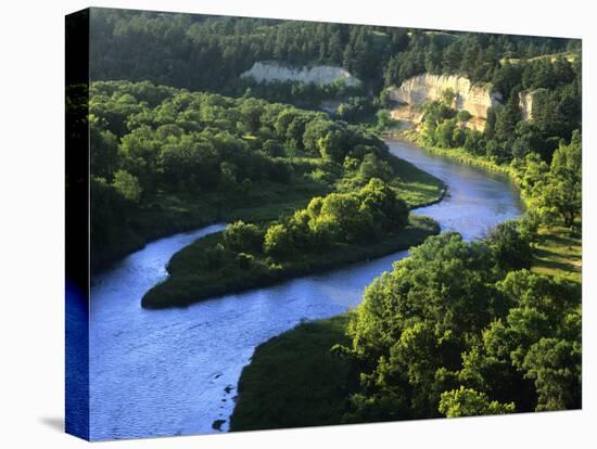 The Niobrara River Near Valentine, Nebraska, USA-Chuck Haney-Stretched Canvas