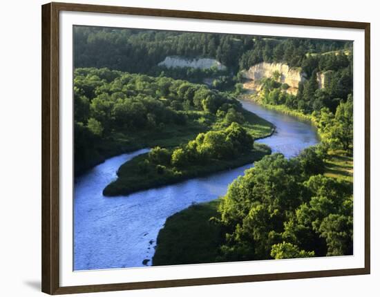 The Niobrara River Near Valentine, Nebraska, USA-Chuck Haney-Framed Photographic Print