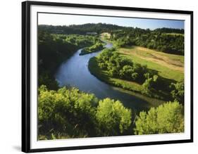 The Niobrara River Near Valentine, Nebraska, USA-Chuck Haney-Framed Photographic Print